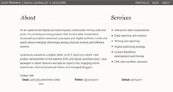 Desktop Screenshot of joshromero.com